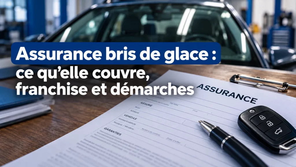 Assurance bris de glace ce qu'elle couvre, franchise et démarches