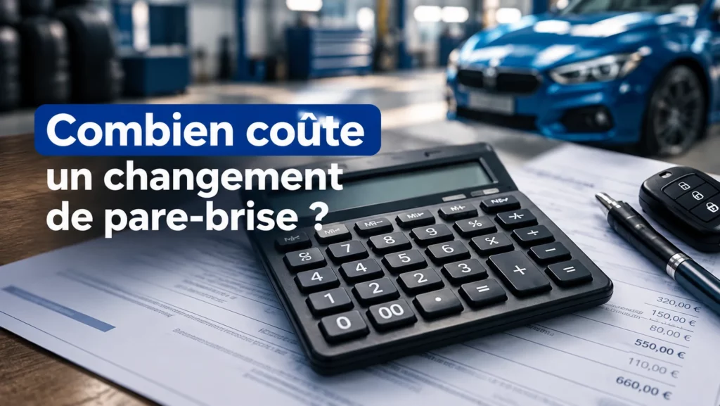 Combien coûte un changement de pare-brise