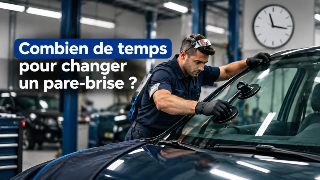 Combien de temps pour changer un pare-brise