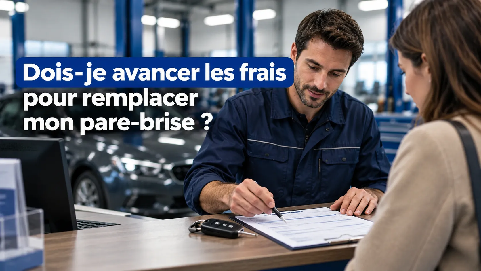 Dois-je avancer les frais pour remplacer mon pare-brise ?