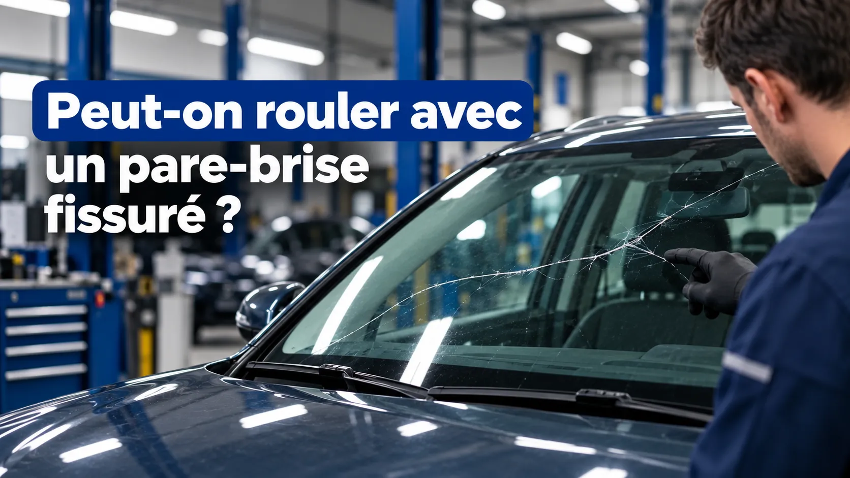 Peut-on rouler avec un pare-brise fissuré ?